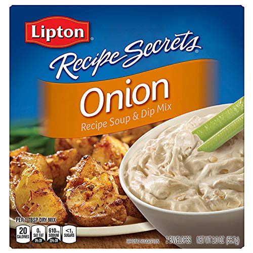Lipton Recipe Secrets - Receta de cebolla para sopa y inmersión (56,7 g), paquete de 3