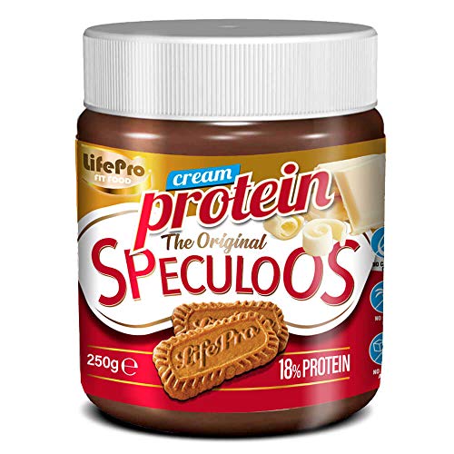 Life Pro Speculoos Protein Cream 250g | Crema alta en proteínas | Fabricación nacional | Sabor Galleta speculoos Chocolate