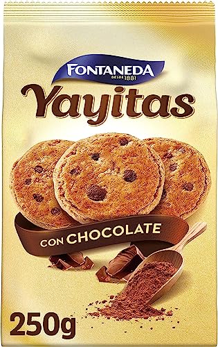 Fontaneda Yayitas Galletas con Pepitas de Chocolate y Cacao 250g
