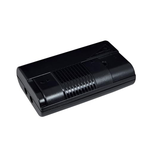 Electraline 572120 - Interruptor de pie, color negro