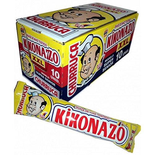Kikonazo Super Senior XXL - Snack de maíz tostado - 10 Unidades