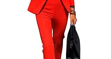 Traje Pantalon Rojo Mujer El Corte Inglés